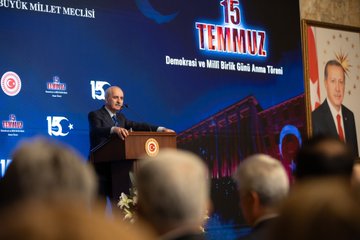 TBMM Başkanı Numan Kurtulmuş, 15 Temmuz Anma Törenine Katıldı