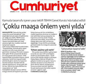 Cumhuriyet Halk Partisi'nden Geçim Sıkıntısı Açıklaması