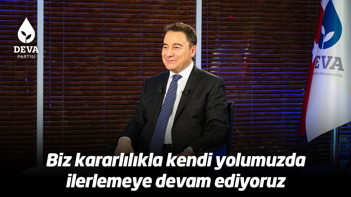 Deva Partisi Genel Başkanı Ali Babacan, Partinin Hareket Sebeplerini Açıkladı