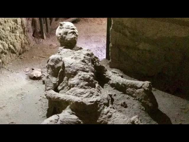 Pompeii Kentinde Patlamanın Ardından Korunmuş Cesedin Viral Olan Fotoğrafı