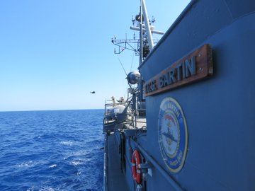 TCG Bartın, UNIFIL Görevinde Eğitim Gerçekleştirdi