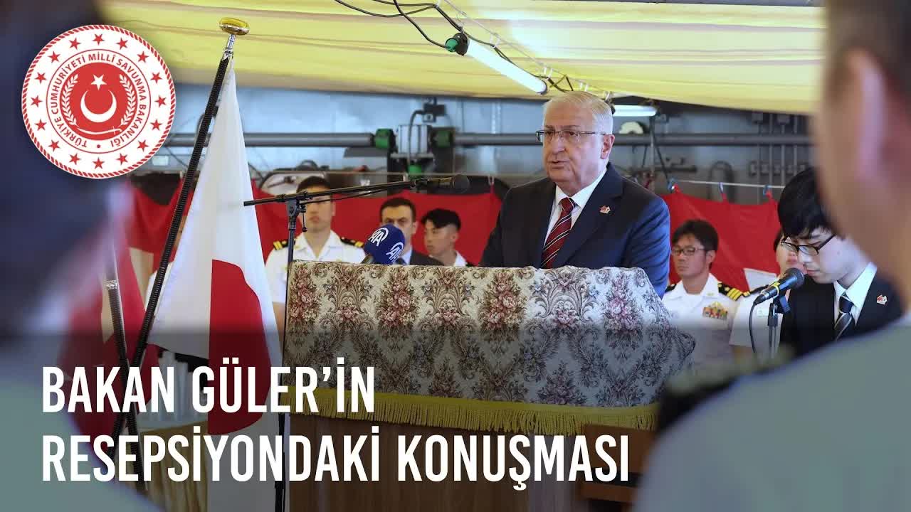 Millî Savunma Bakanı Yaşar Güler, Türkiye-Japonya diplomatik ilişkilerinin 100. yılını kutladı