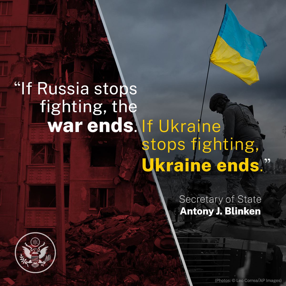 ABD Dışişleri Bakanlığı, Kremlin'in Ukrayna'ya Yönelik Taarruz Savaşını Başından İtibaren Sürdürdüğünü Belirtti