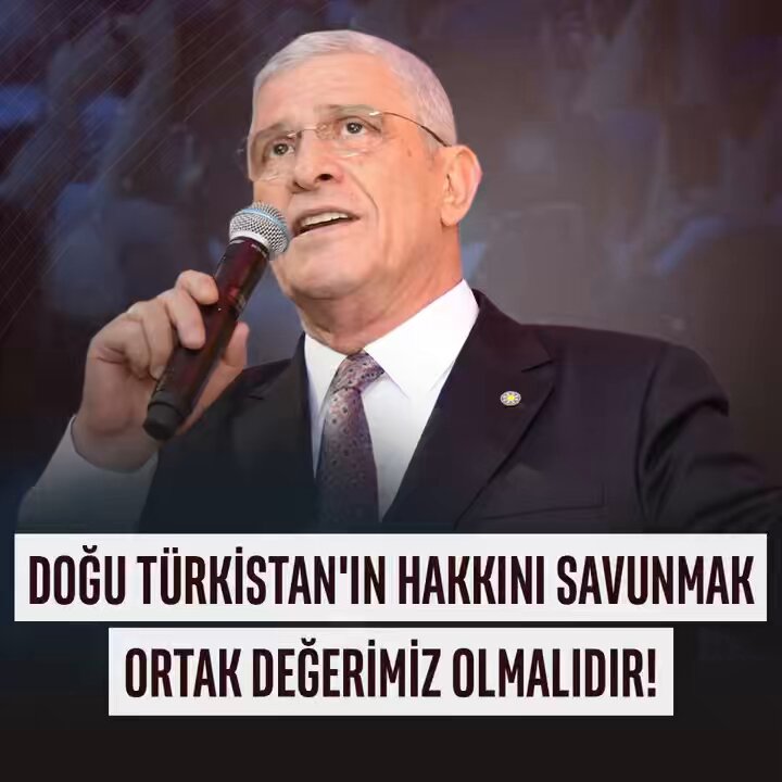 İYİ Parti Genel Başkanı Müsavat Dervişoğlu Türk Dünyasının Zulümlerine Karşı Duruşunu Sürdürüyor