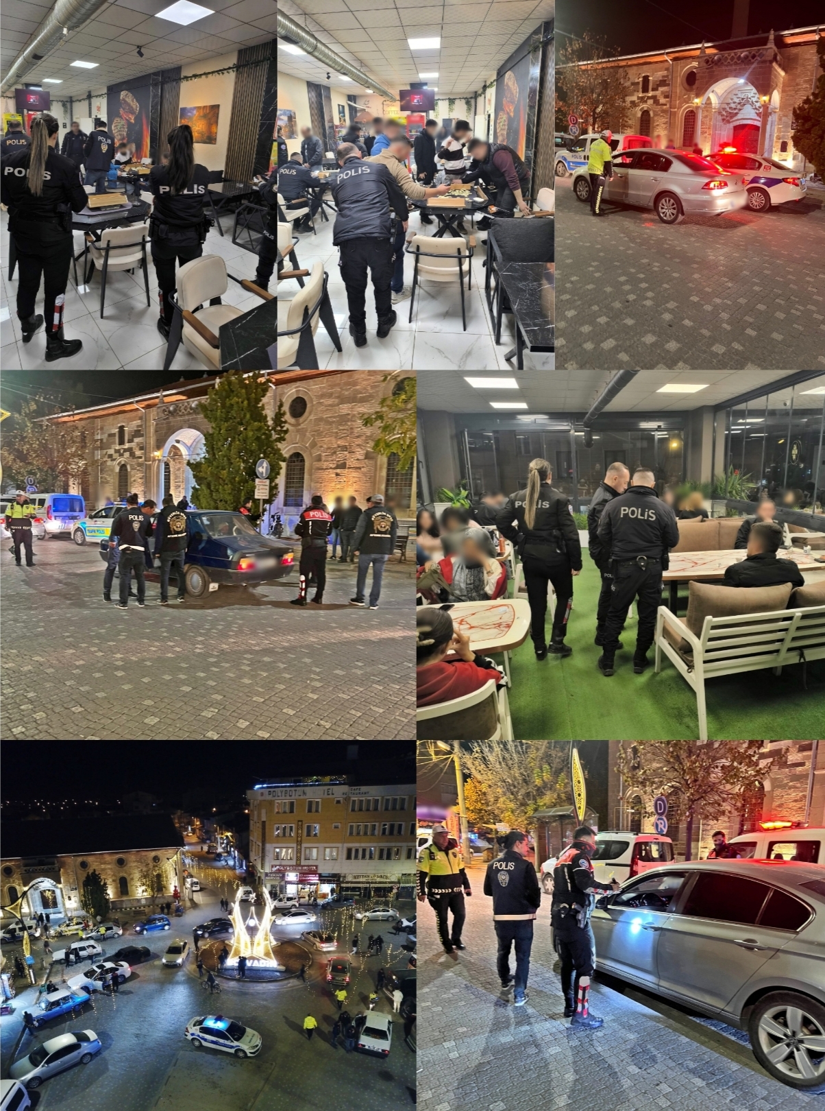 Bolvadin’de Huzur Uygulaması: 562 Şahıs ve 132 Araç Sorgulandı