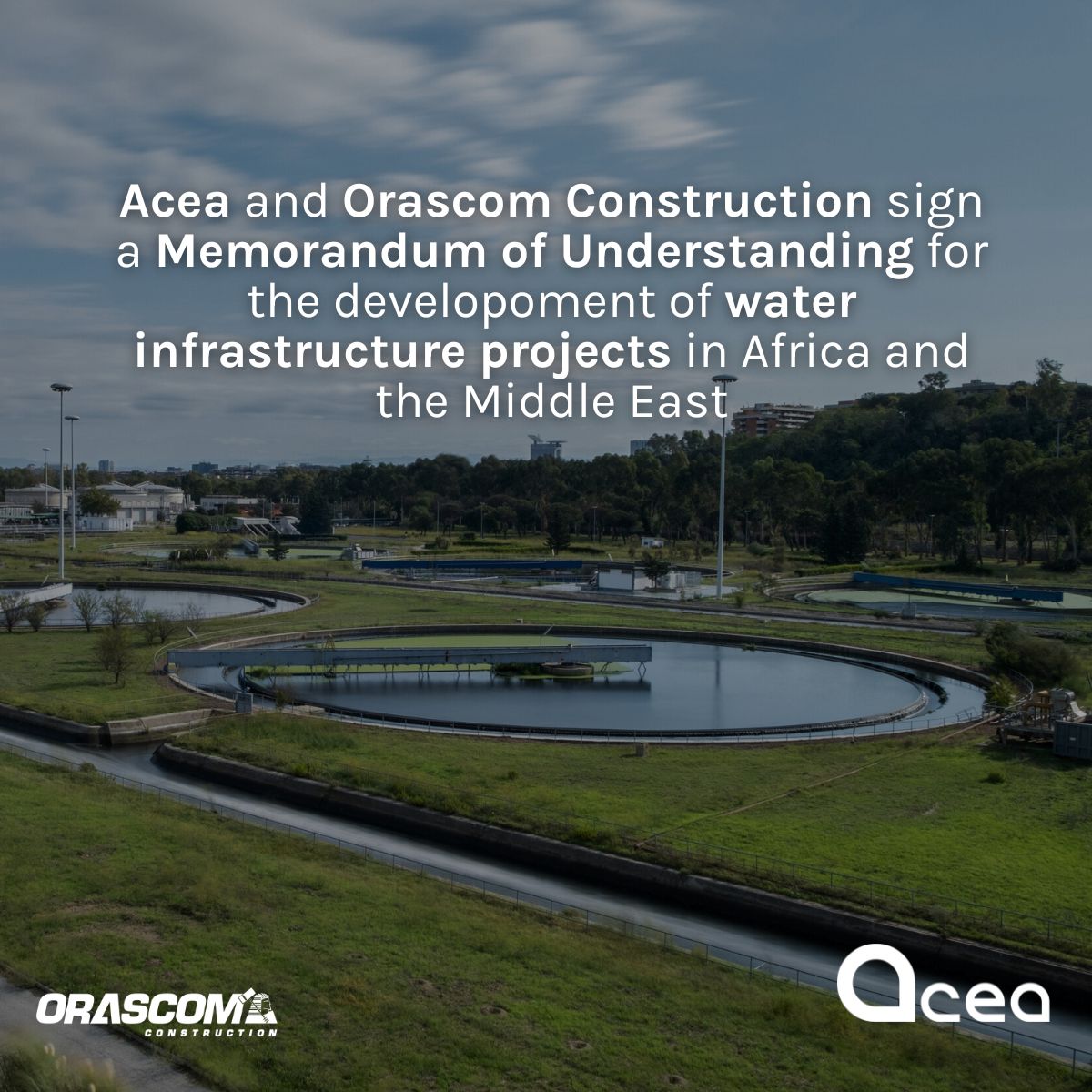 Acea ile Orascom Construction Su Ortaklık Kurdu