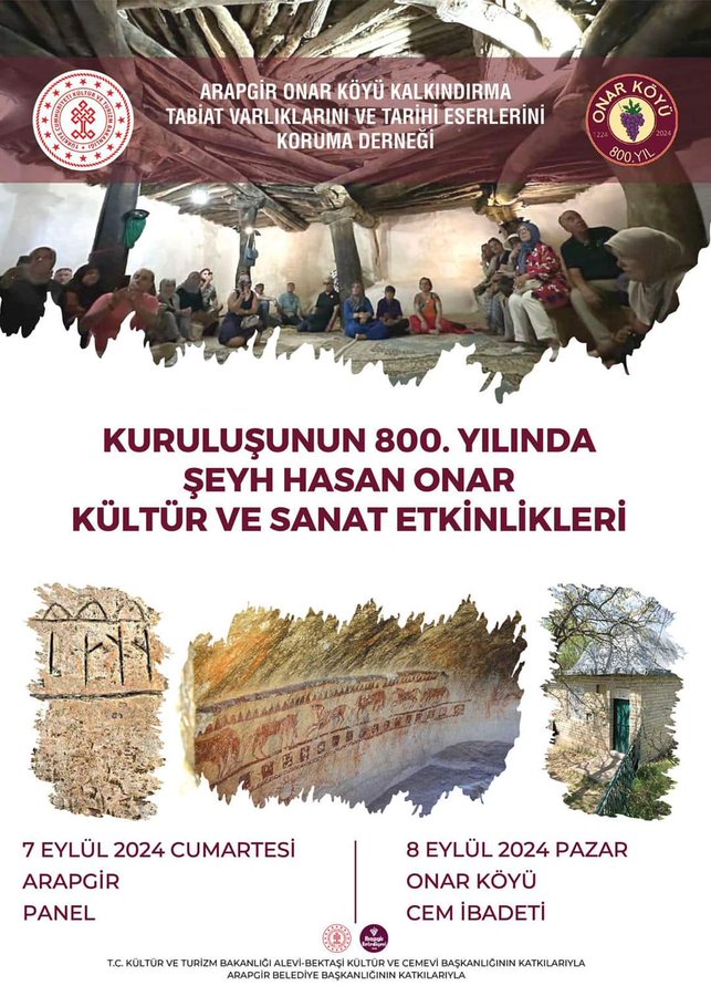 Alevi-Bektaşi Kültür ve Sanat Etkinliği Onar Köyü'nde