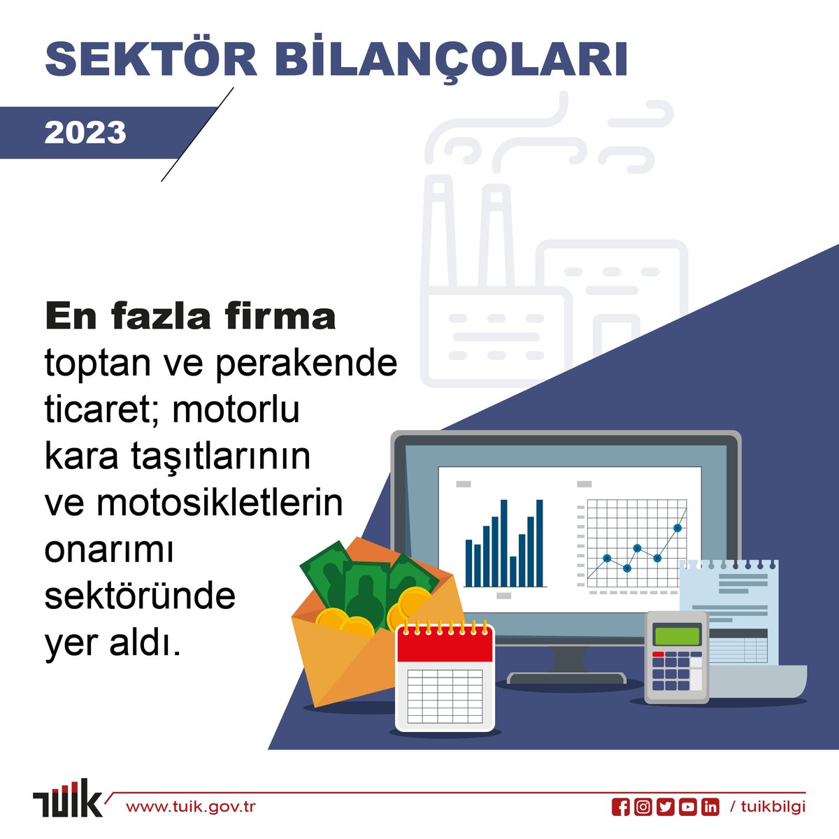 Türkiye İstatistik Kurumu Yayınladı: 2023 Sektör Bilançoları