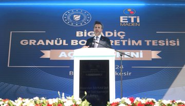 Enerji ve Tabii Kaynaklar Bakanı Alparslan Bayraktar, Bigadiç'te Granül Bor Üretim Tesisi Açılışını Gerçekleştirdi