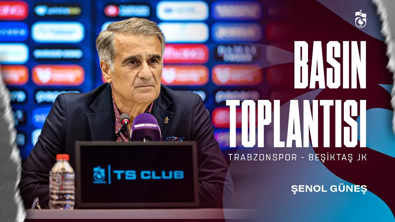 Teknik Direktör Şenol Güneş, Trabzonspor maçı sonrası takımın performansını değerlendirdi