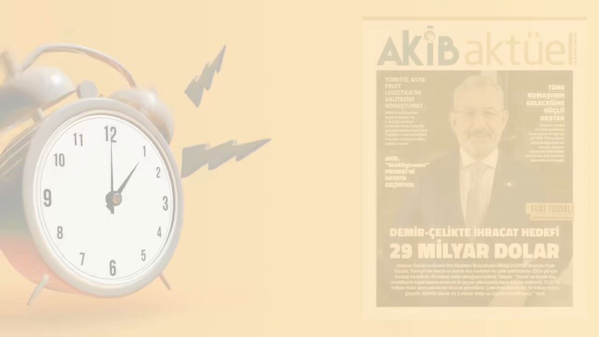 Akdeniz İhracatçı Birlikleri (AKİB) Aktüel Dergisi