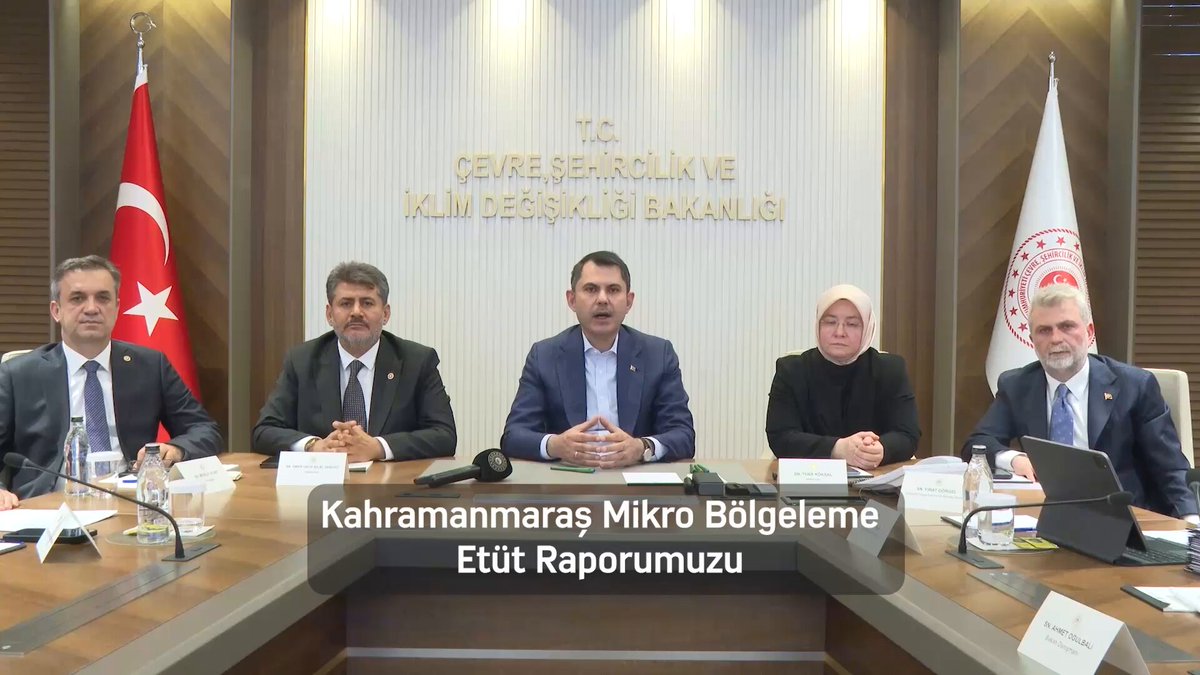 Kahramanmaraş'ta Mikrobölgeleme Etüt Raporu Toplantısı Yapıldı