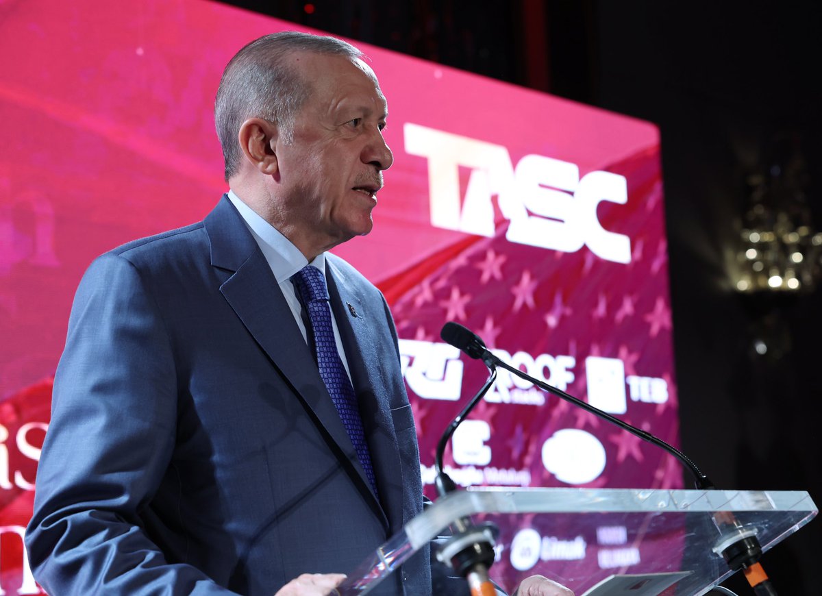 Cumhurbaşkanı Recep Tayyip Erdoğan Türk-Amerikan Ulusal Yönlendirme Komitesi Yemeği’nde Konuşma Yaptı