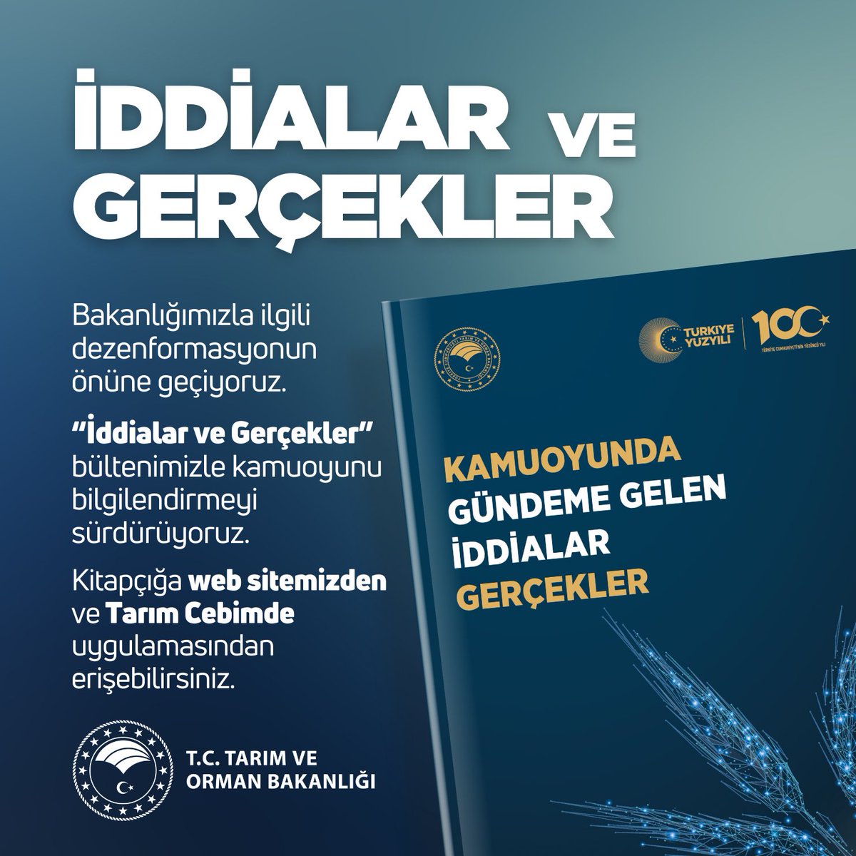 İddialar ve Gerçekler Bülteni Yayınlandı