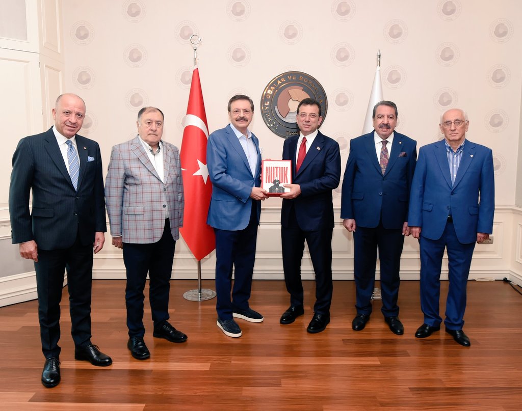 İmamoğlu’ndan Hisarcıklıoğlu’na İadei Ziyaret