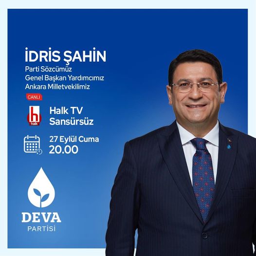 İdris Şahin, Halk TV’de Gündemi Değerlendirecek