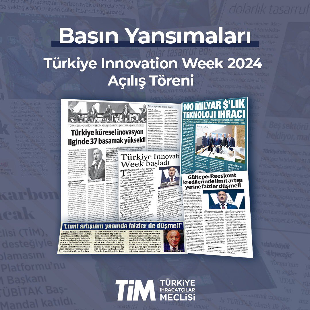 Türkiye Innovation Week 2024 Programı Açıklandı