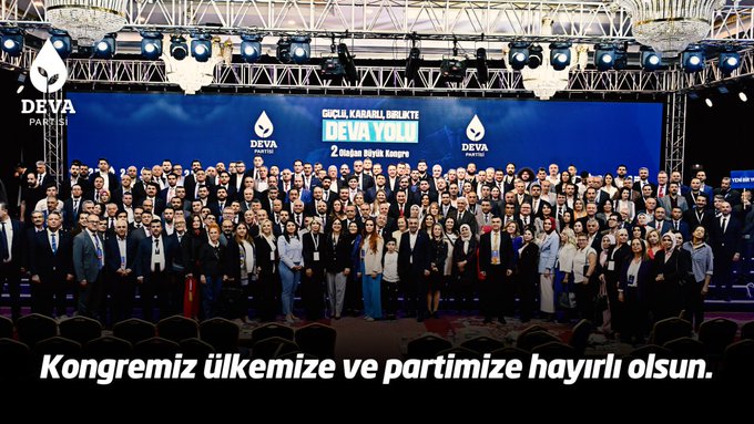 DEVA Partisi 2. Olağan Büyük Kongresini Gerçekleştirdi