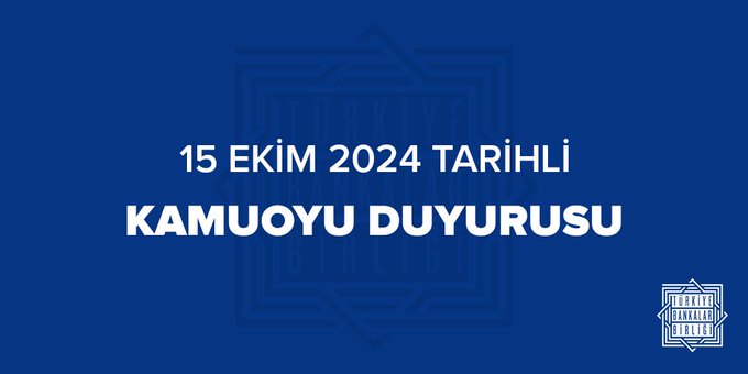 Türkiye Bankalar Birliği Risk Merkezi, Son Gelişmeleri Kamuoyuyla Paylaştı