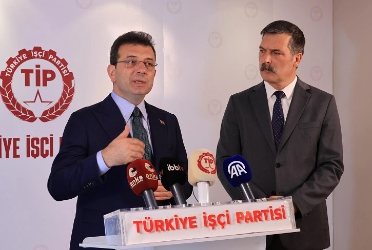 Türkiye İşçi Partisi Genel Başkanı Erkan Baş, Türkiye Barolar Birliği (TBB) ve İstanbul Büyükşehir Belediyesi (İBB) Başkanı Ekrem İmamoğlu İle Kayyum Atamaları Konusunu Görüşmek Üzere Bir Araya Geldi