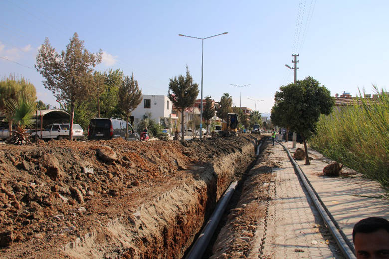 Antalya Büyükşehir Belediyesi Kaş'ta İçme Suyu Hatlarını Yeniliyor