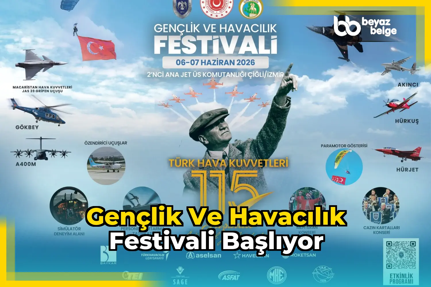 Gençlik ve Havacılık Festivali başlıyor