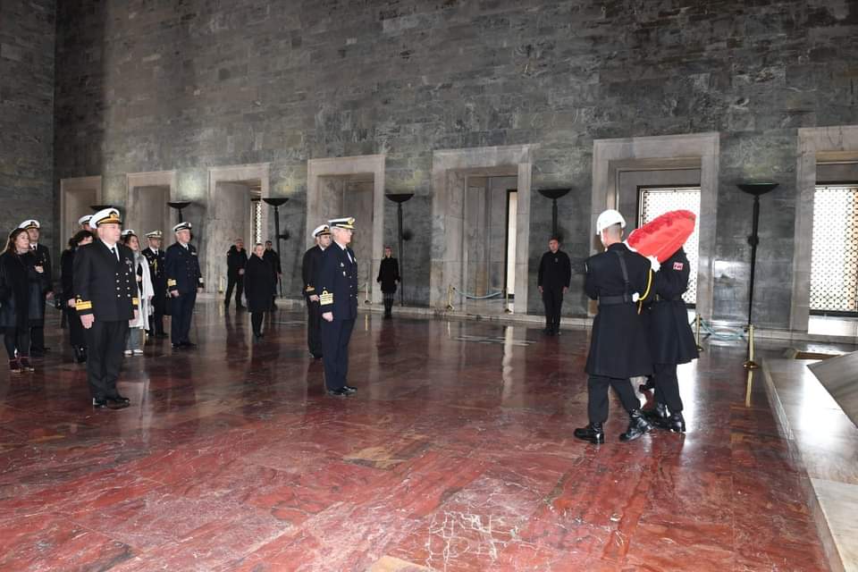 Deniz Kuvvetleri Komutanı Oramiral Ercüment Tatlıoğlu, İspanyol Deniz Kuvvetleri Komutanı Oramiral Antonio Pineiro Sanchez'i Türkiye'de Ağırladı