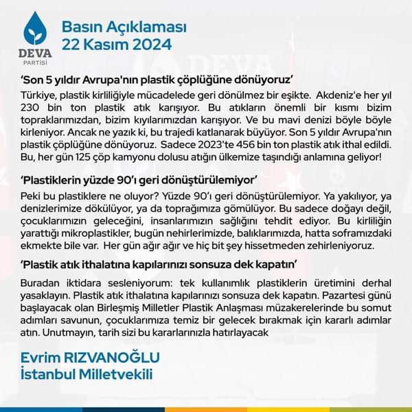 Türkiye, Avrupa'nın Plastik Atık Merkezi Haline Geldi