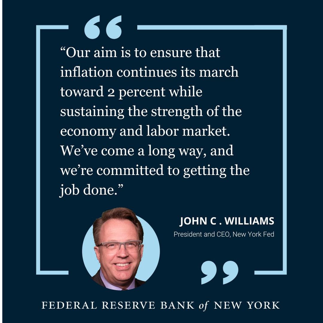 Federal Reserve Bank of New York Başkanı Williams Queens Ticaret Odası'nda Konuştu