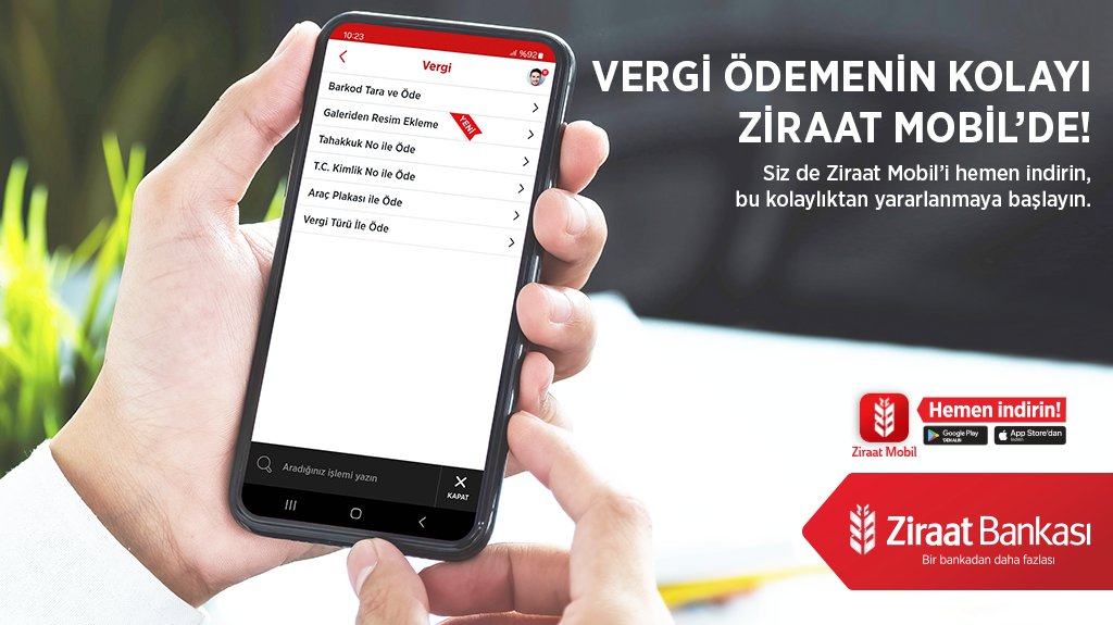 Ziraat Mobil ile Vergi Ödemeleri Artık Daha Pratik!