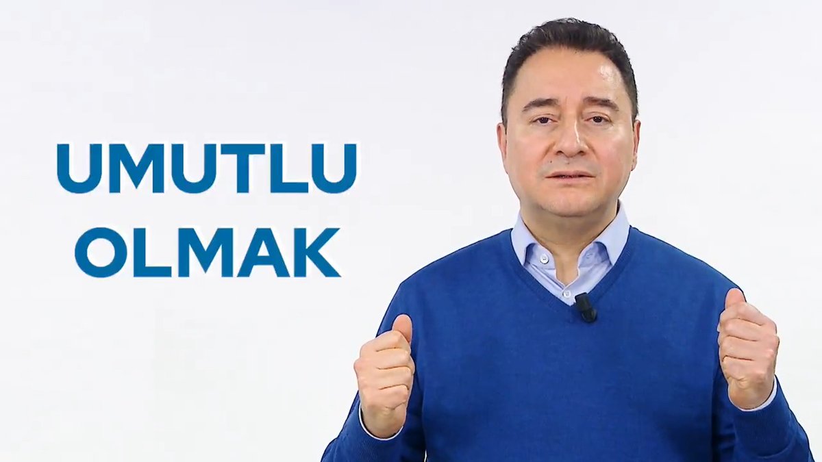 Ali Babacan: Türkiye İçin Yeni Yılda Umuda Umutsuzluk Olmayacak