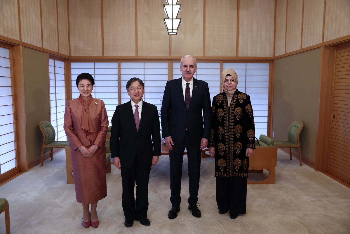 TBMM Başkanı Numan Kurtulmuş, Japonya İmparatoru tarafından kabul edildi