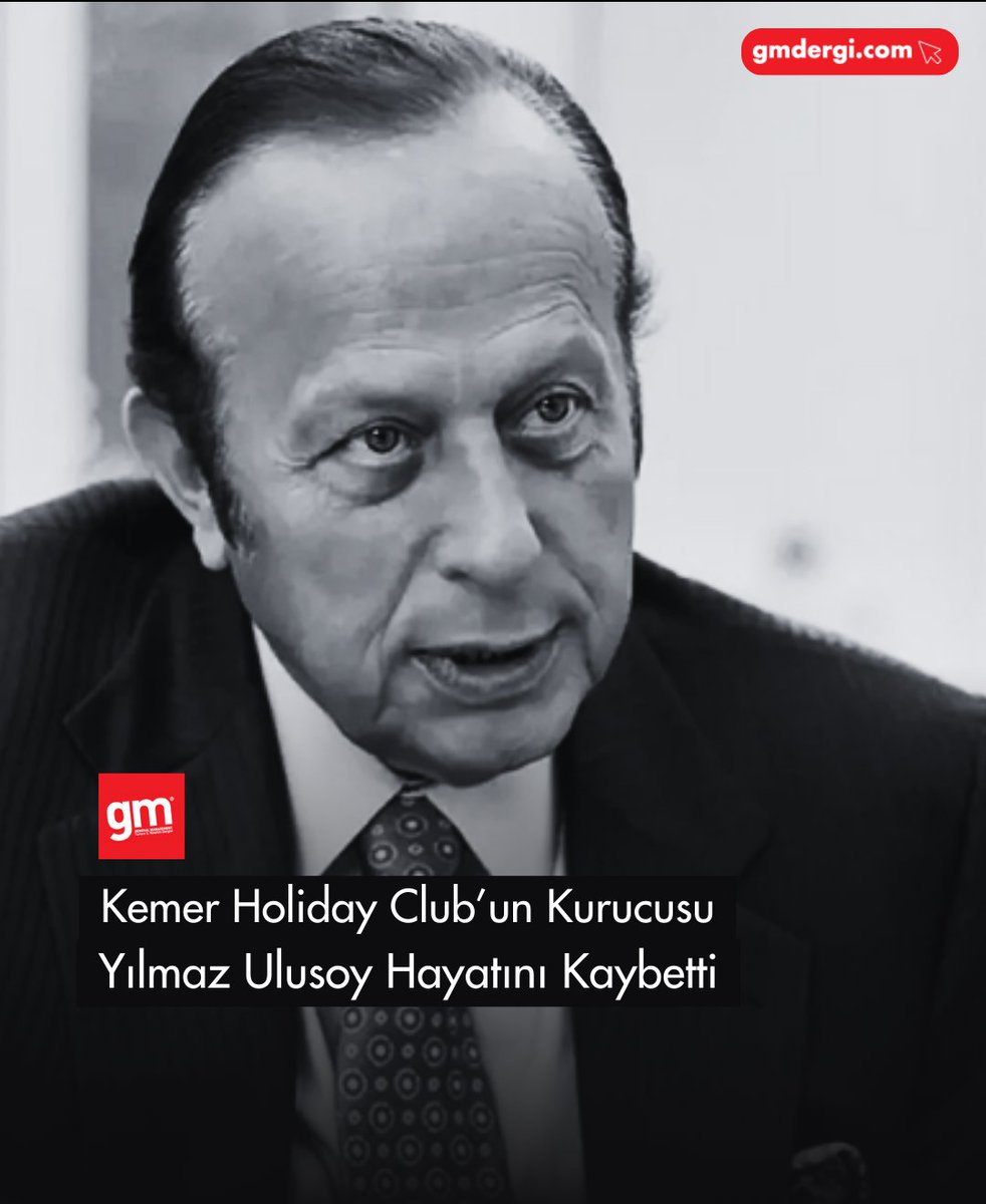 Kemer Holiday Club Kurucusu Yılmaz Ulusoy Vefat Etti