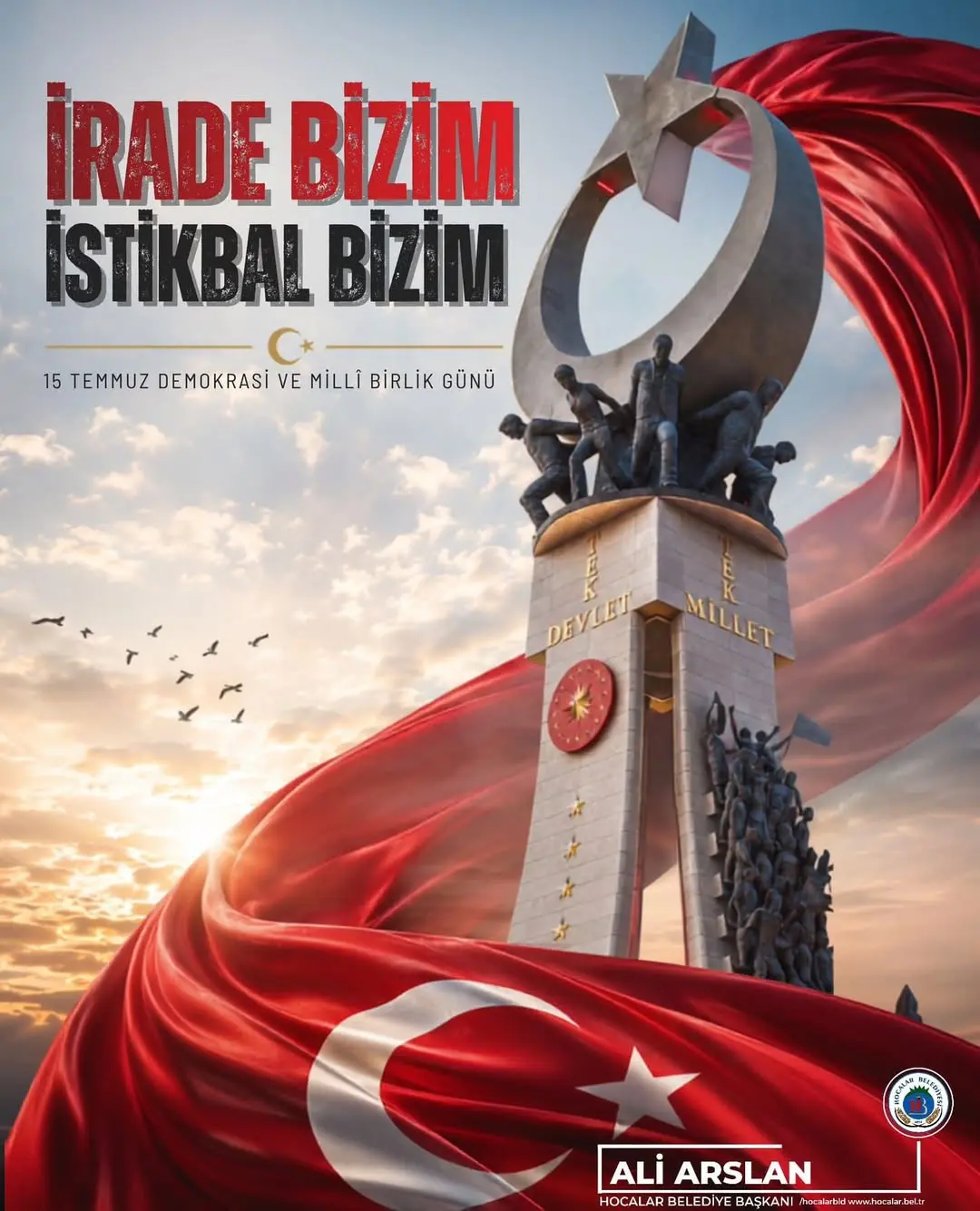 15 Temmuz Demokrasi ve Millî Birlik Günü Mesajı