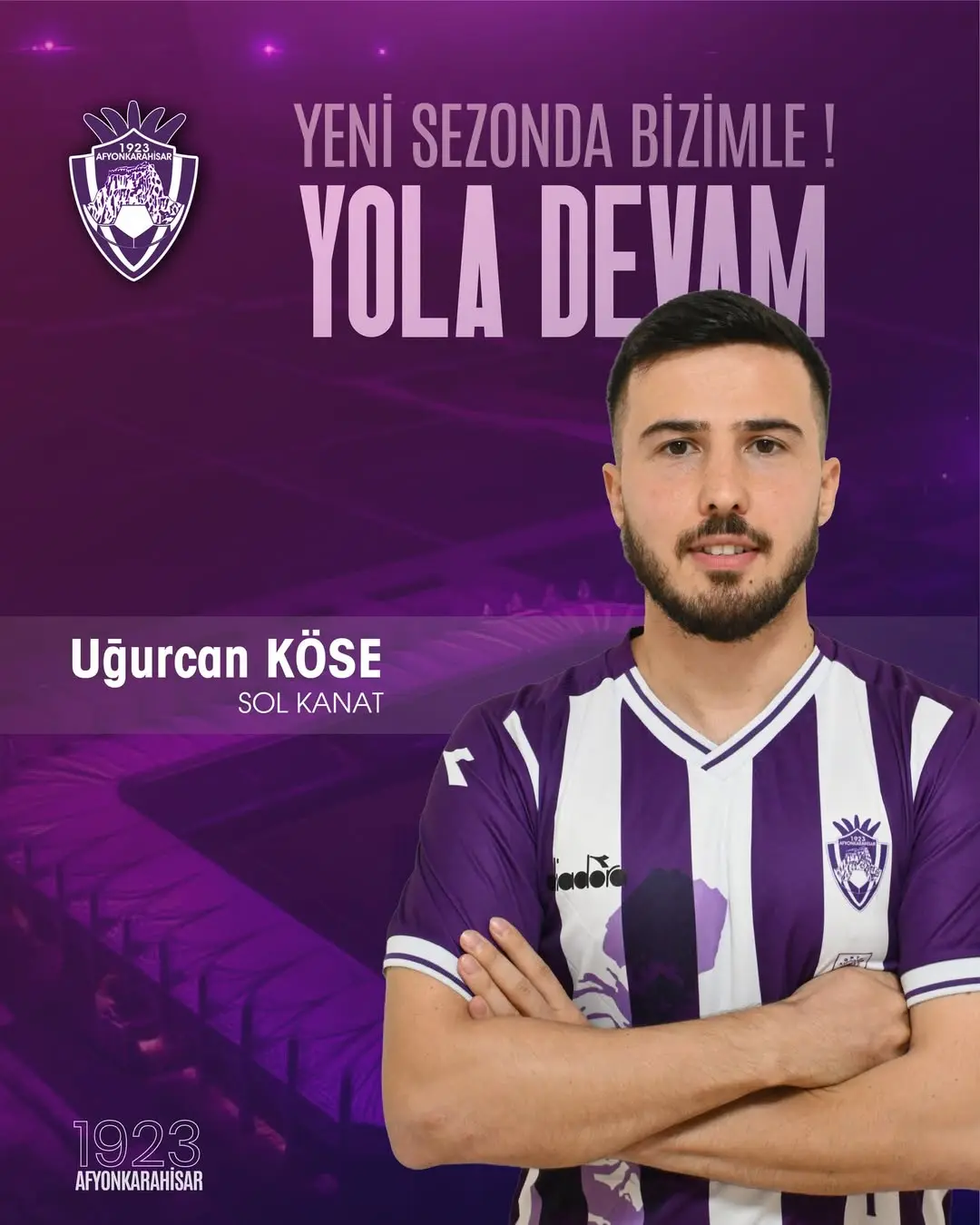 1923 Afyonkarahisar'dan Uğurcan Köse'ye Yeni Sezon Müjdesi