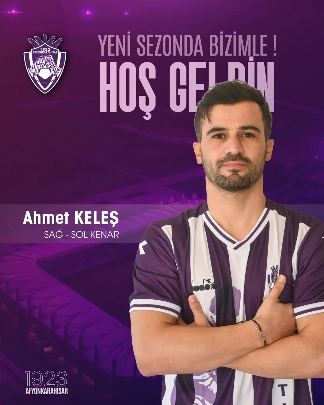 1923 Afyonkarahisar Spor Kulübü'nden Transfer Hamlesi: Ahmet Keleş Takıma Katıldı!