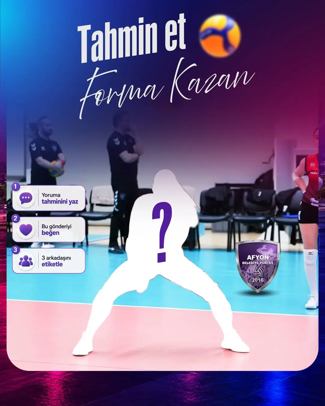 Afyon Belediye Yüntaş Spor Kulübü'nden Forma Hediye Kampanyası!
