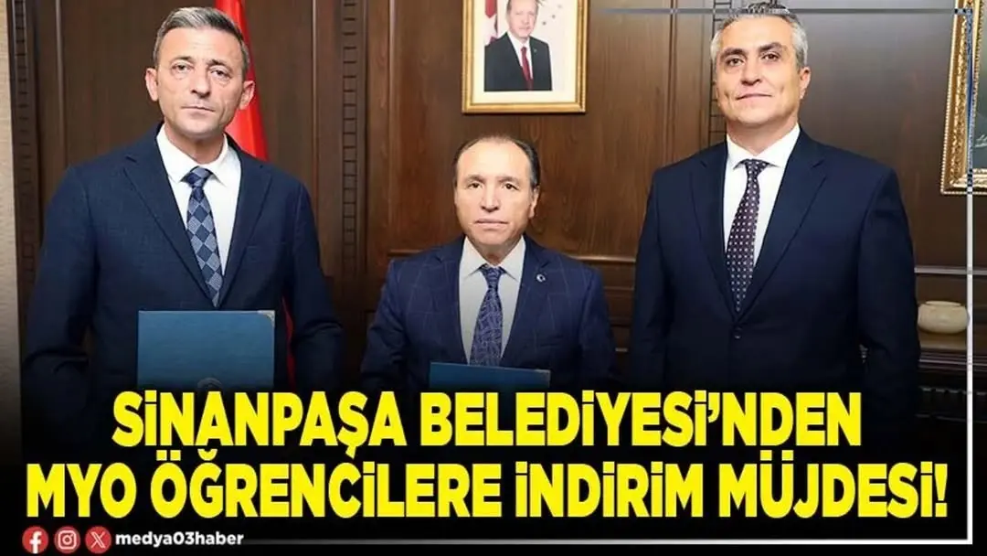Afyon Kocatepe Üniversitesi ve Sinanpaşa Belediyesi İş Birliği Protokolü İmzaladı