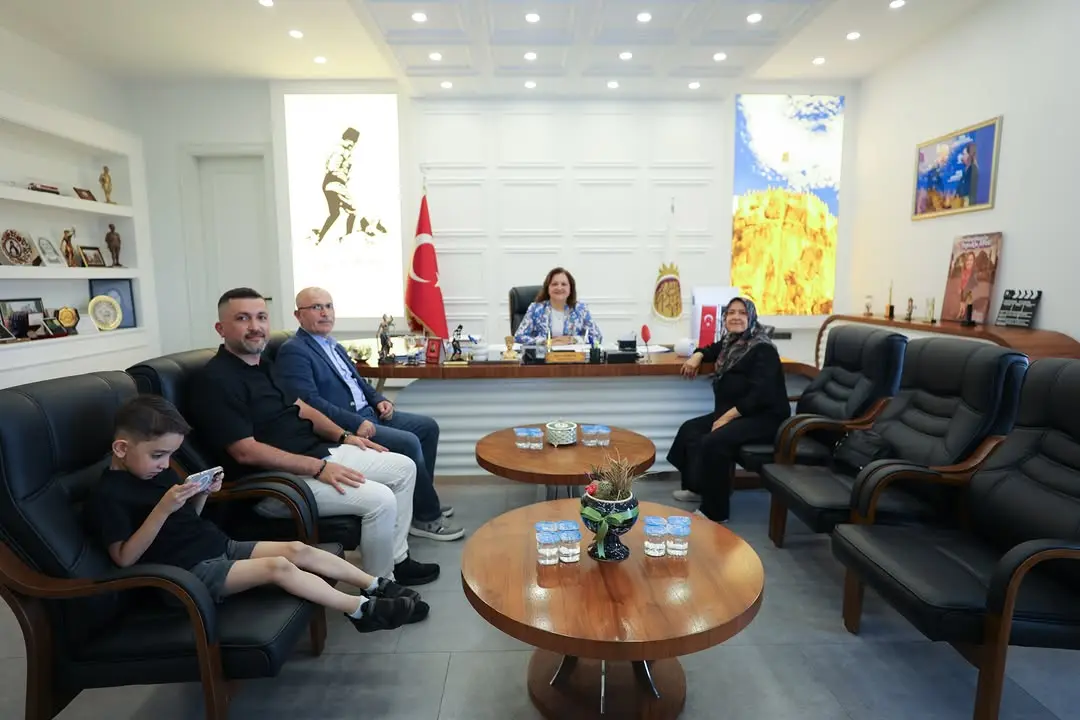 Afyonkarahisar Belediyesi Hatice Gümüş, Durmuş Gümüş ve Gökhan Gümüş'ü Ağırladı