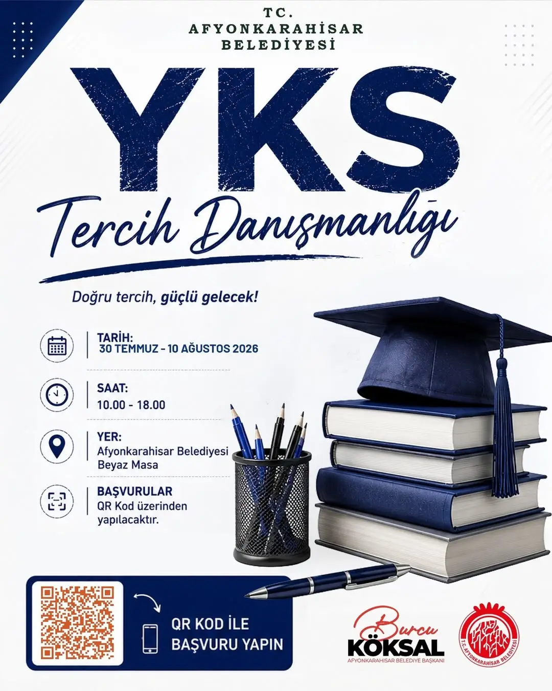 Afyonkarahisar Belediyesi YKS Tercih Danışmanlığı Duyurusu