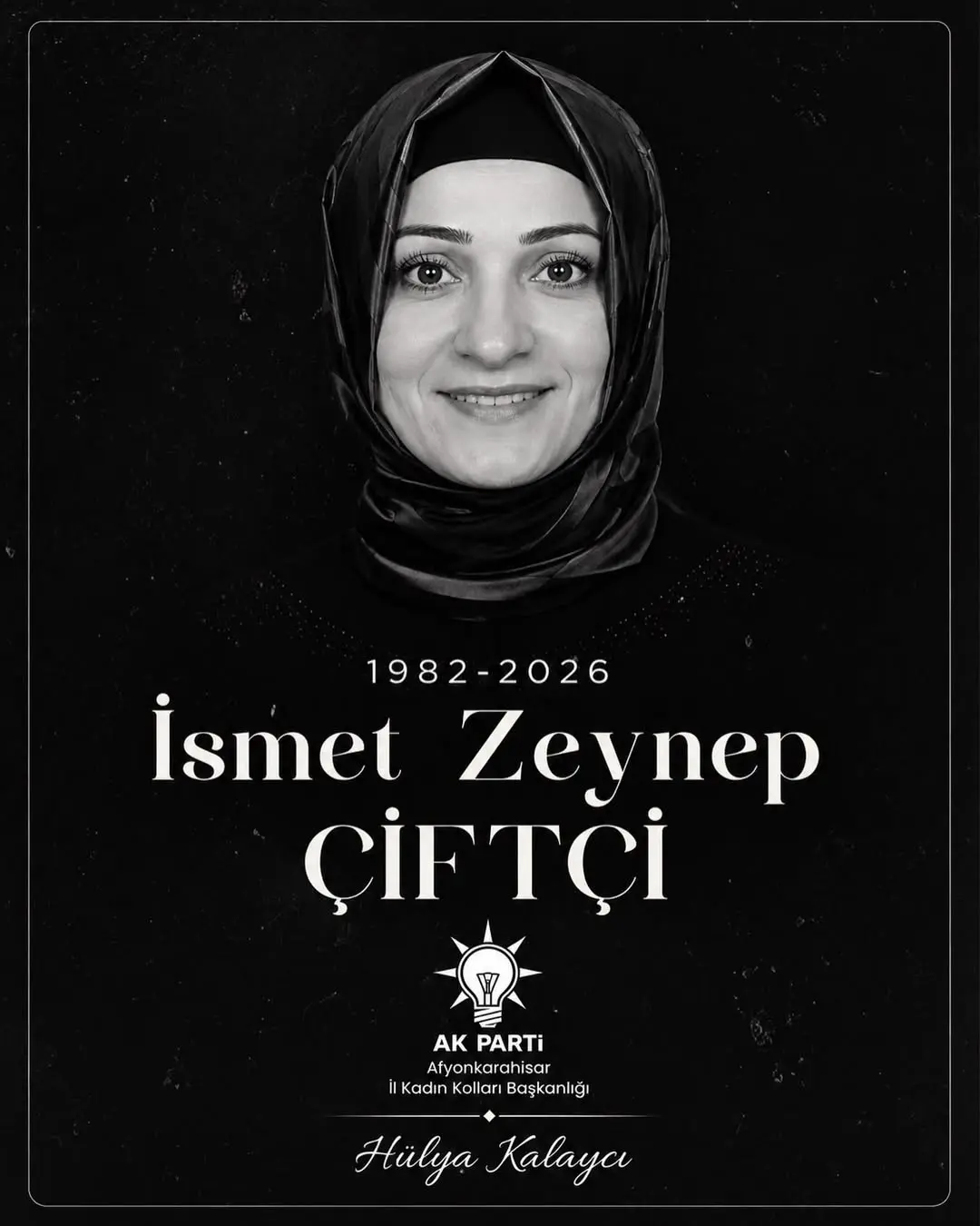 AK Parti Afyonkarahisar İl Kadın Kolları'ndan İsmet Zeynep Çiftçi'ye Veda