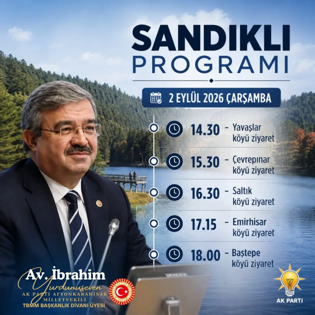 Ak Parti Milletvekili İbrahim Yurdunuseven Sandıklı İlçesinde Vatandaşlarla Buluşuyor