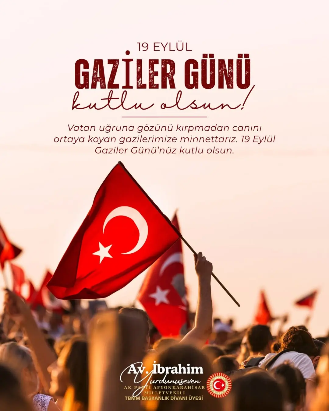 Ak Parti Milletvekili Yurdunuseven'den Gaziler Günü Mesajı
