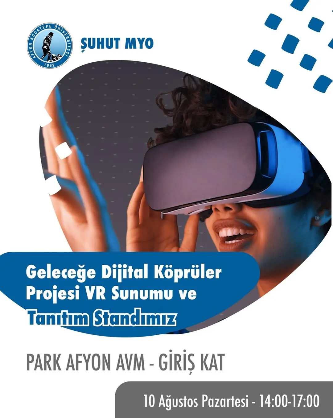 AKÜ Şuhut MYO ve Gençlik ve Spor Bakanlığı İş Birliği İle Hayata Geçirilen Geleceğe Dijital Köprüler Projesi Devam Ediyor