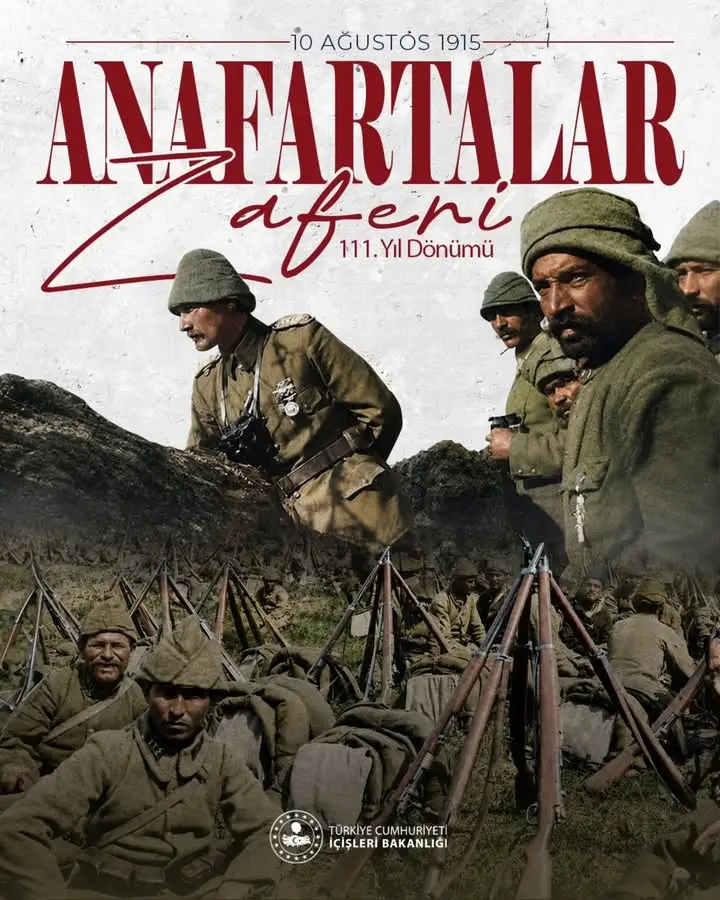 Anafartalar Zaferi'nin 106. Yıl Dönümünde Türk Milletinin Vatan Sevgisi