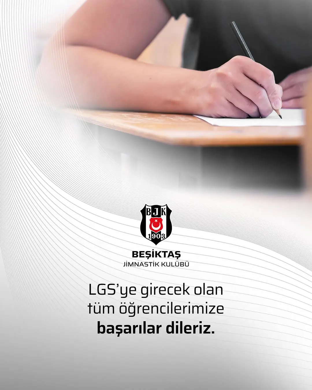 Beşiktaş Spor Kulübü'nden LGS'ye Girecek Öğrencilere Başarı Dileği