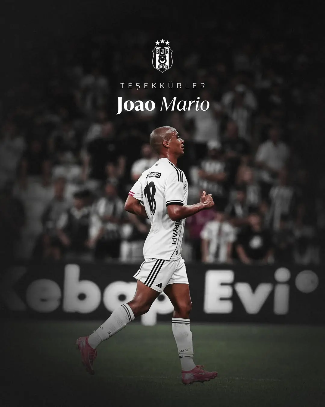 Beşiktaş JK Joao Mario İle Sözleşmeyi Sonlandırdı