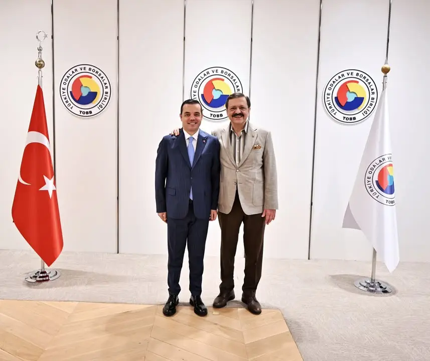 Bingöl Ticaret ve Sanayi Odası Yönetim Kurulu Başkanı Kadir Çintay TOBB Başkanı Mustafa Rifat Hisarcıklıoğlu'nu Ağırladı