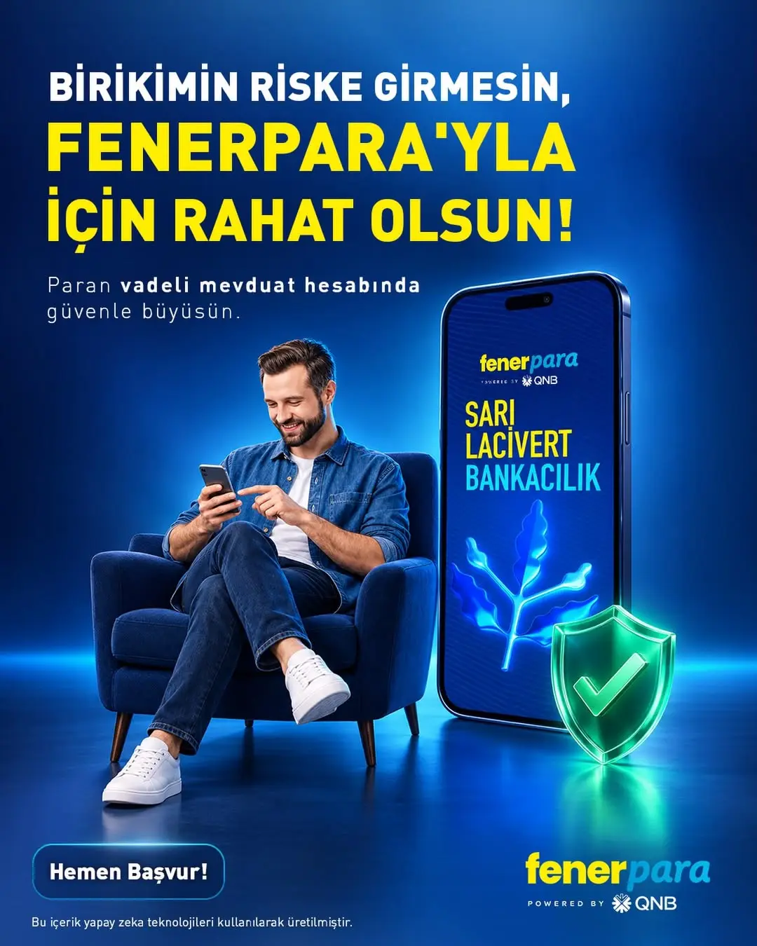 Birikimini riske atma, Fenerpara ile yarınlarına güvenle bak! ????????????️...