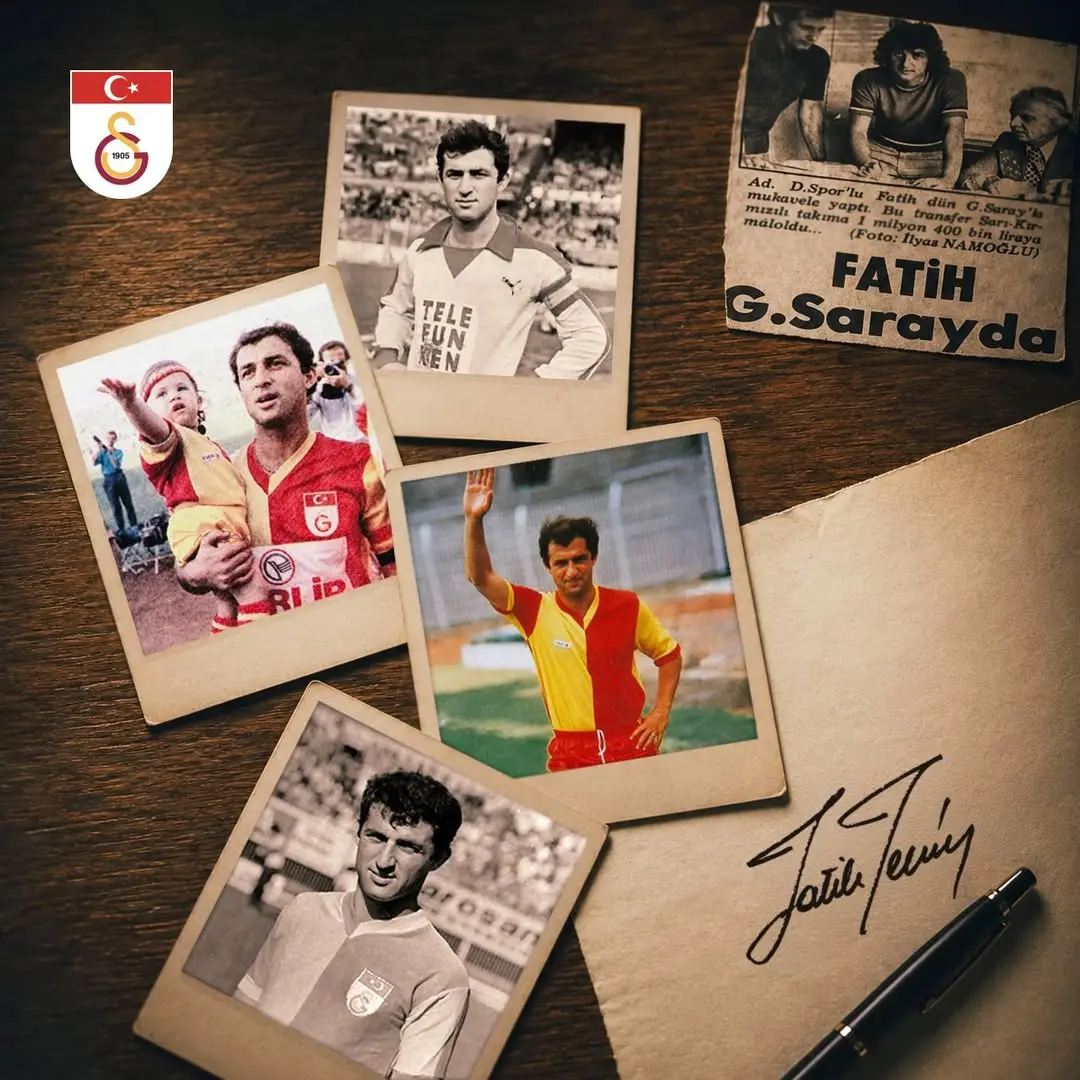 Fatih Terim 52 Yıl Önce Galatasaray'a İmza Attı